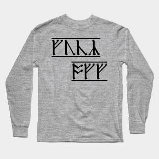 Rude Runes - Anglo-Saxon curse (5) Long Sleeve T-Shirt